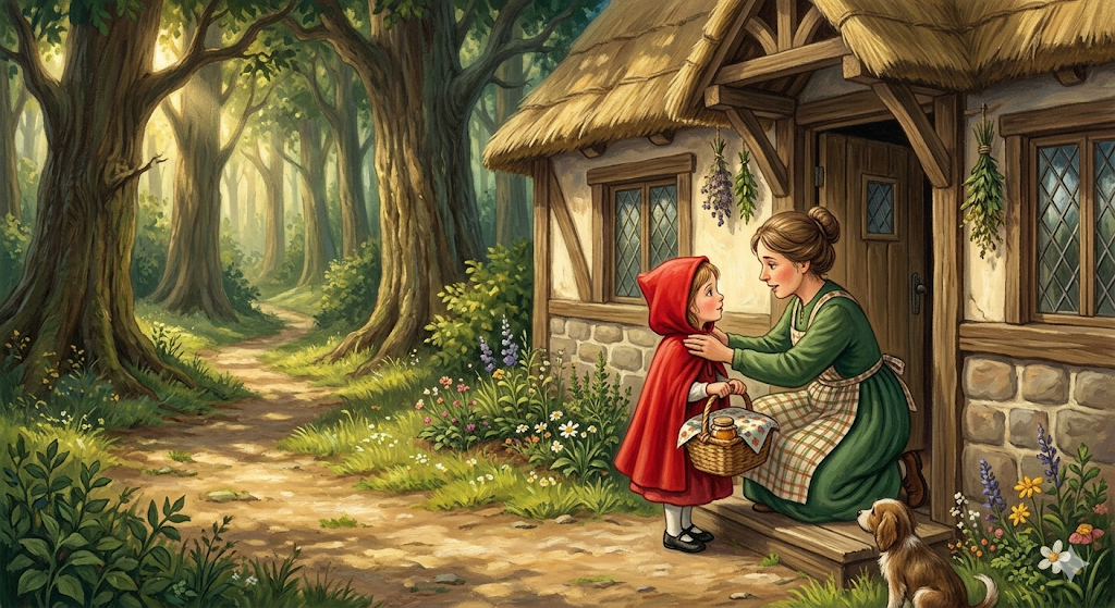 Ilustración 1 de La caperucita roja