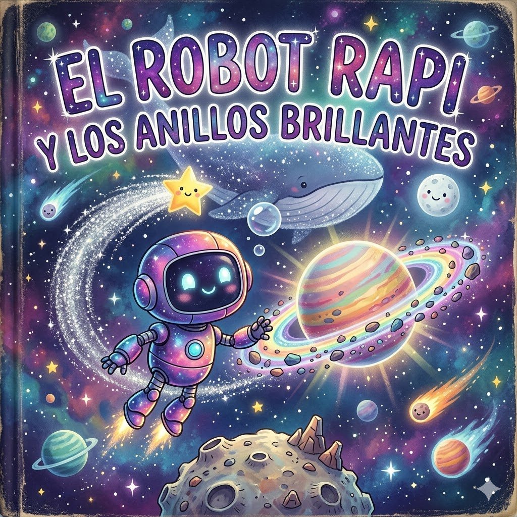 Portada de Rapi y los anillos brillantes