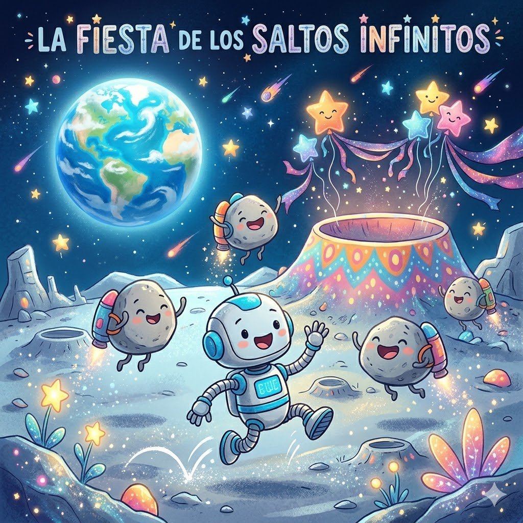 Portada de La Fiesta de los Saltos Infinitos