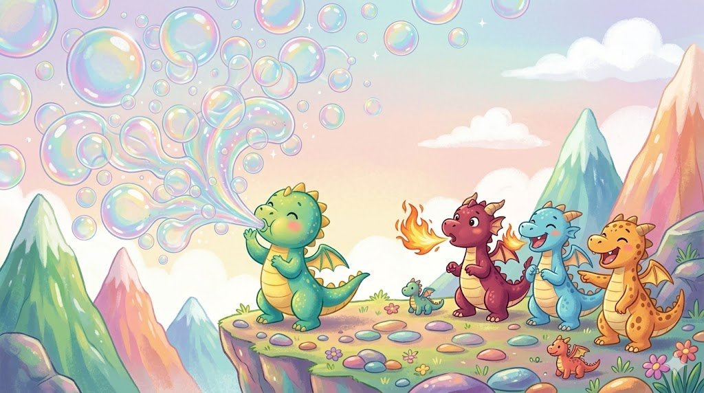 Ilustración 1 de El Dragón de las Burbujas Mágicas